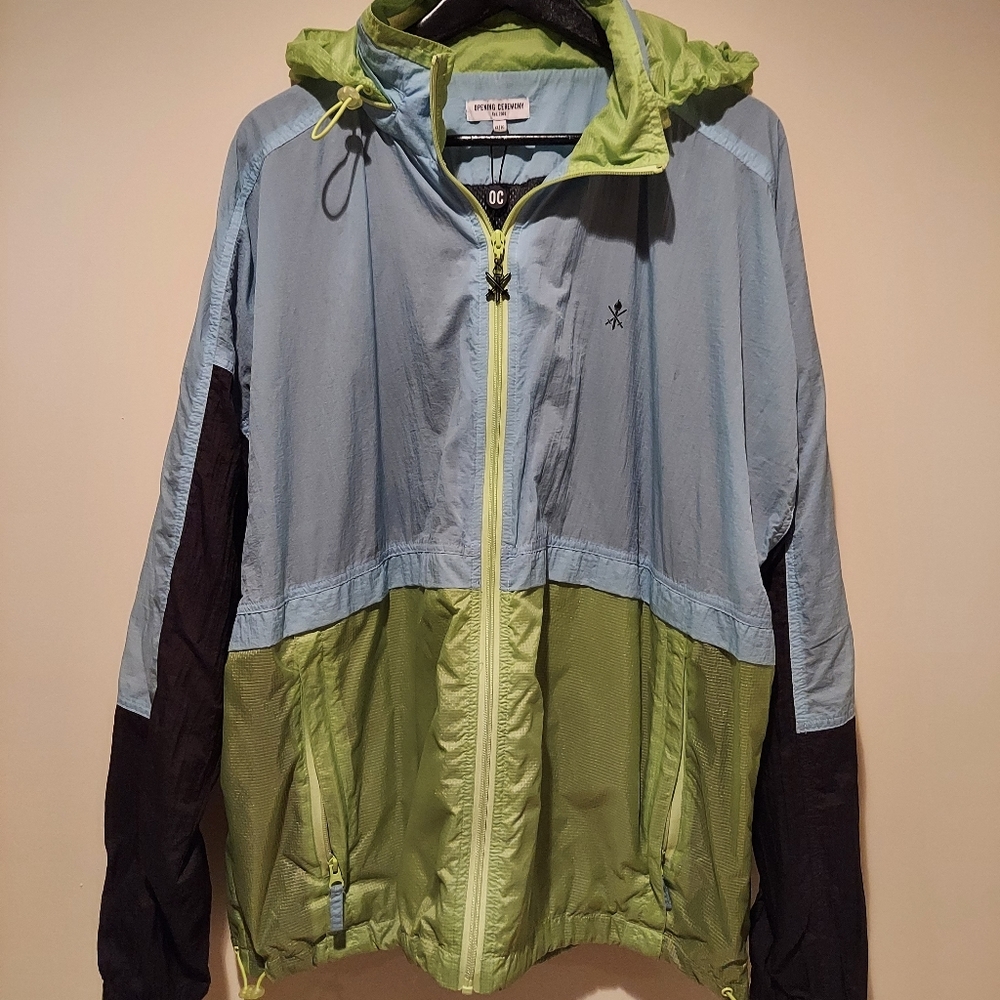 Opening Ceremony Color Blocked Nylon Jacket